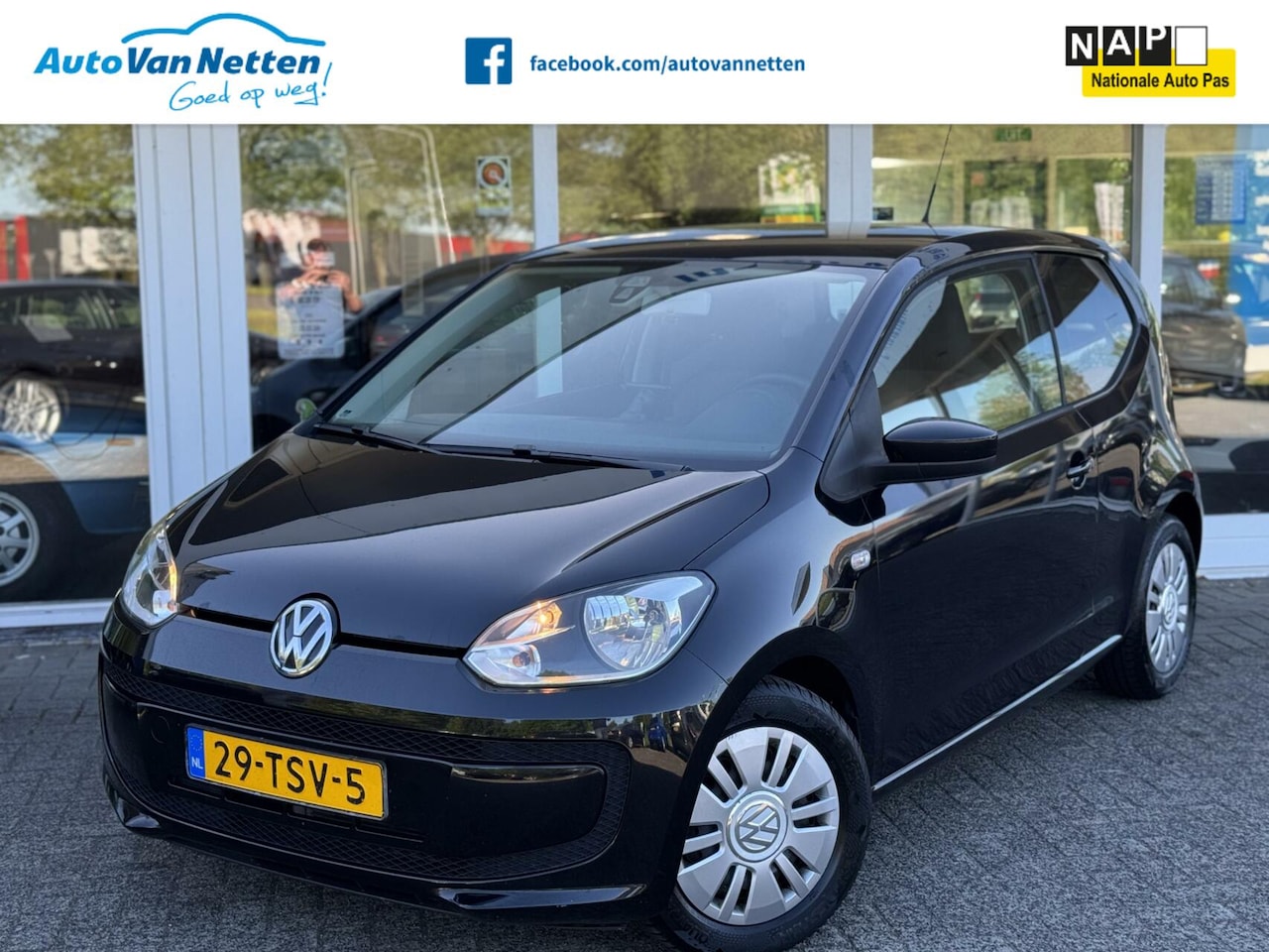Volkswagen Up! - 1.0 move up!Airco,Navi,Bluetooth,Elek pakket,cpv,BlueMotion - AutoWereld.nl