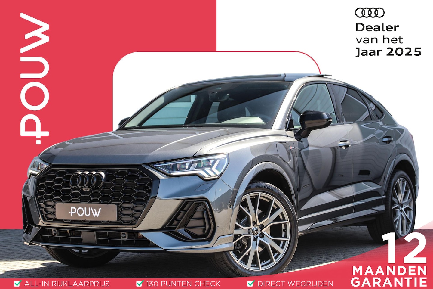 Audi Q3 Sportback - 45 TFSIe 245pk S-Line Edition |  Adaptief Onderstel | Panoramadak | Trekhaak - AutoWereld.nl