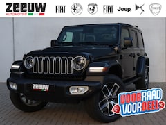 Jeep Wrangler Unlimited - 4xe 380 PK Sahara | Schuifdak | Leder | Camera | Navi | 20"