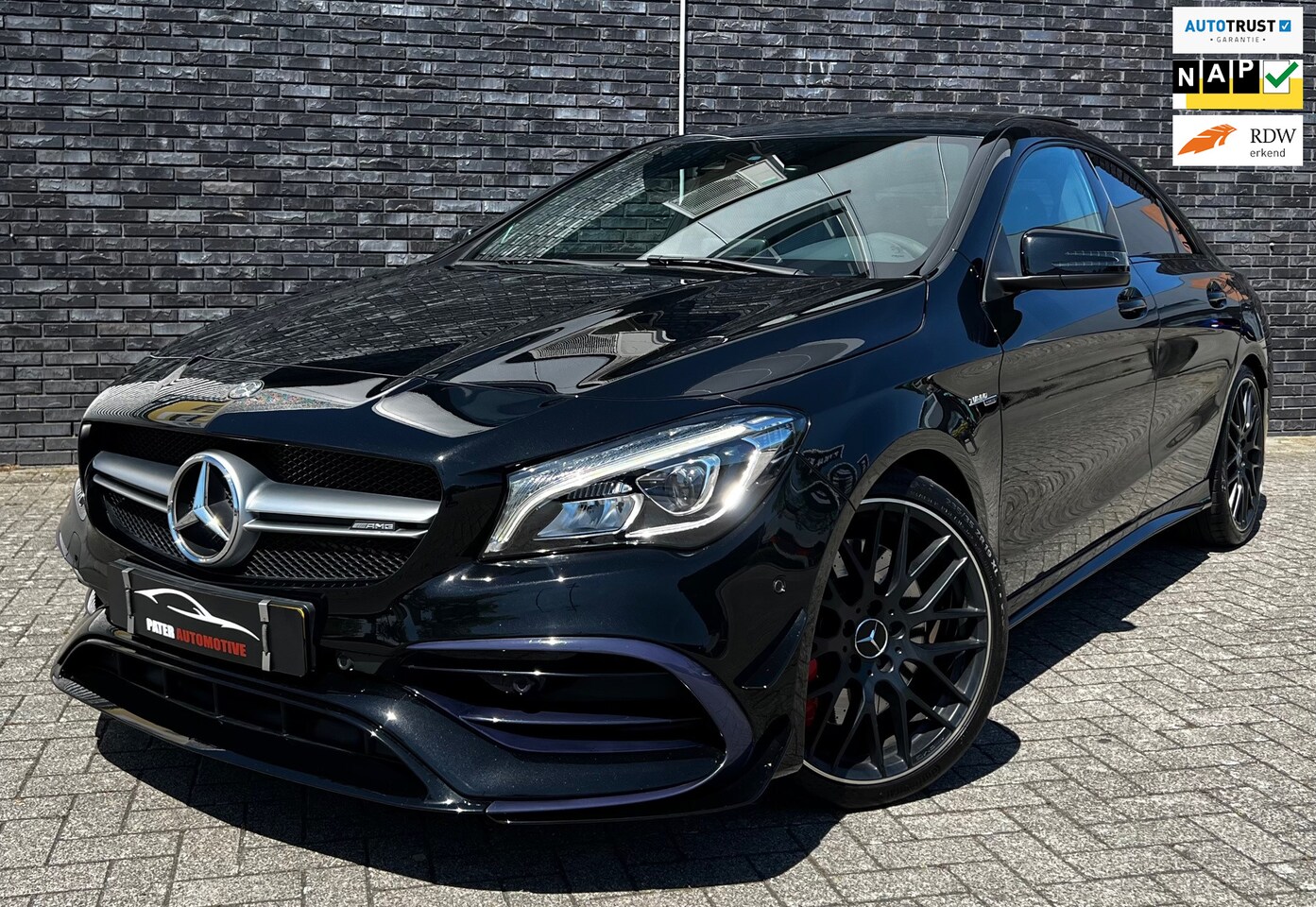 Mercedes-Benz CLA-Klasse - AMG 45 4MATIC 1e eigenaar|Schaalstoelen|Aero pack|Panorama|Memory|1e Lak|Dikste spec!! - AutoWereld.nl