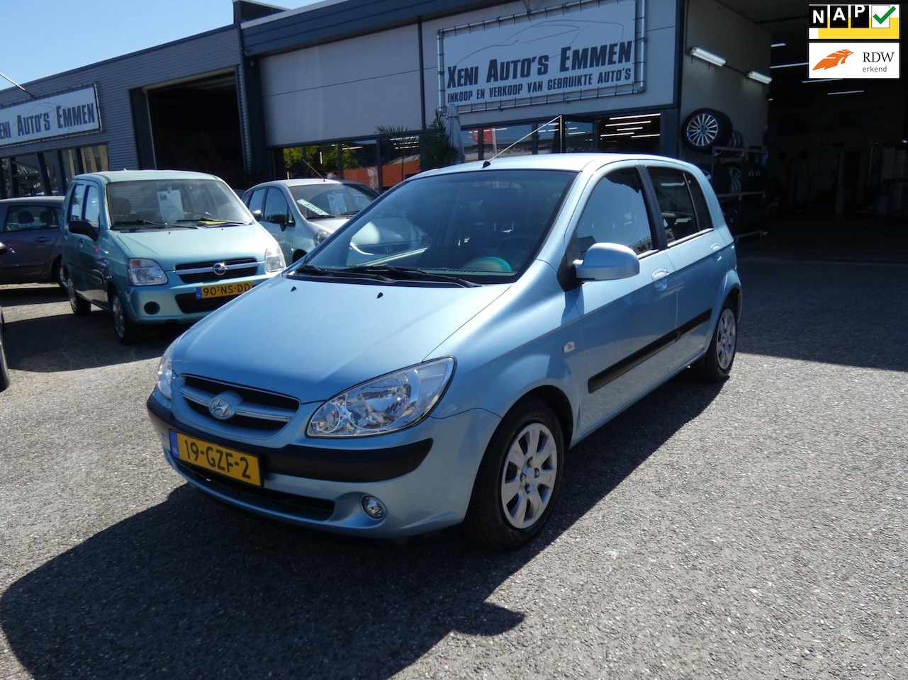 Hyundai Getz - 1.4i Active Cool|5 Deurs|Airco|Nw.APK.. - AutoWereld.nl