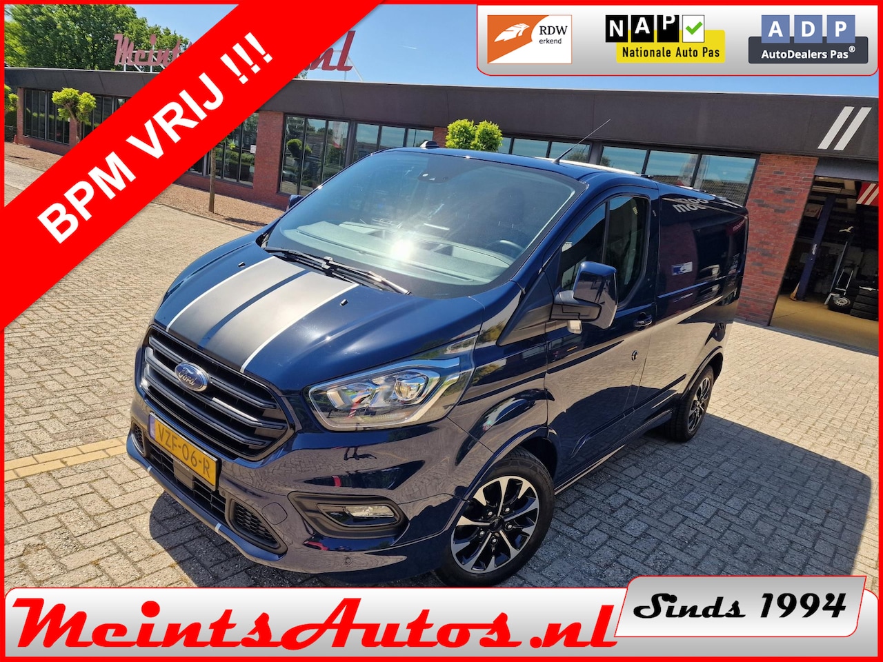 Ford Transit Custom - SPORT 320 2.0 TDCI 170Pk AUT Limited LEDER NAVI CAMERA TREKHAAK - AutoWereld.nl