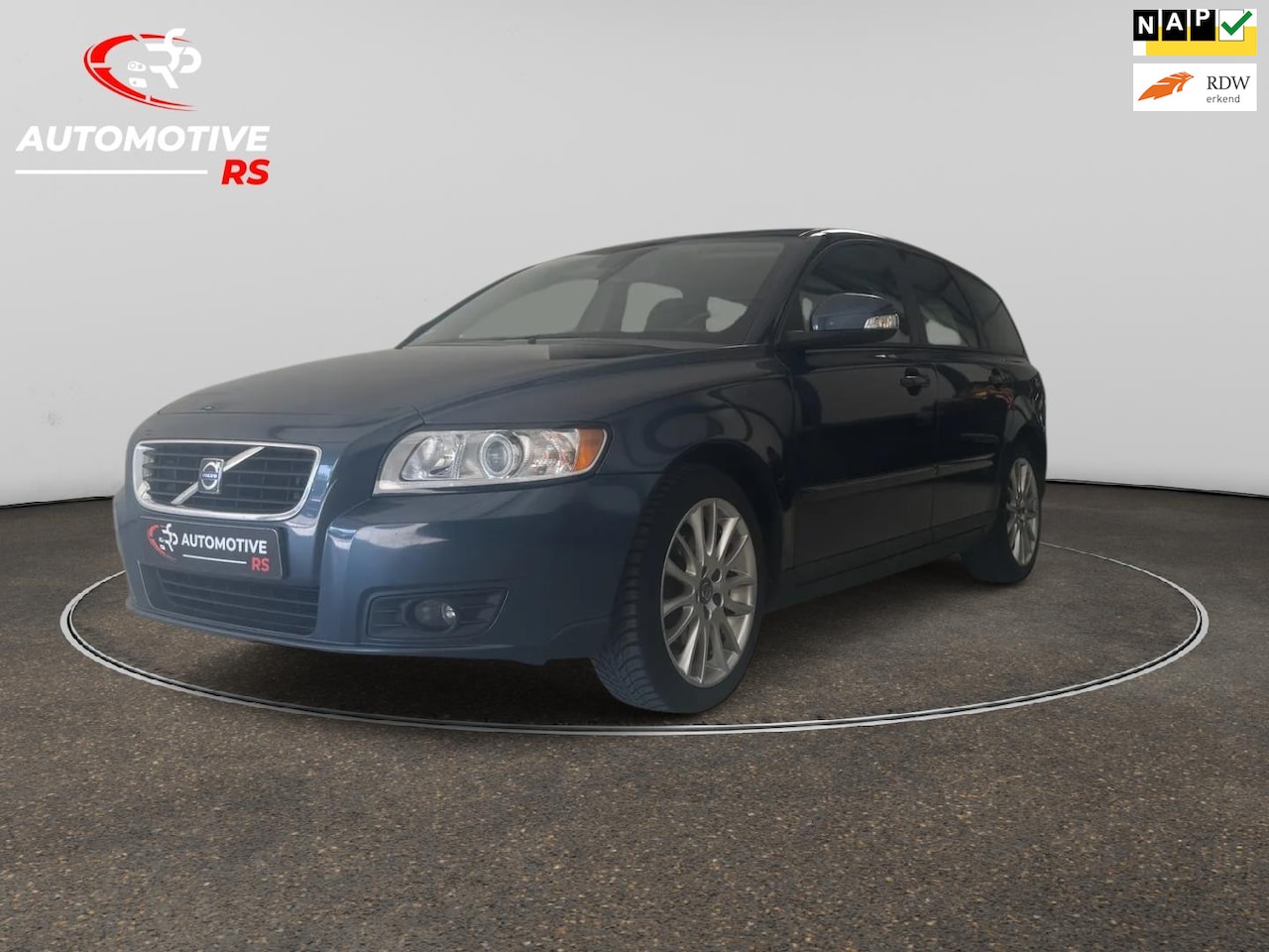 Volvo V50 - 2.0 Sport | Navigatie | Cruise Control | 17” LM Velgen | Memory Stoel | Luxe & Sportief!" - AutoWereld.nl