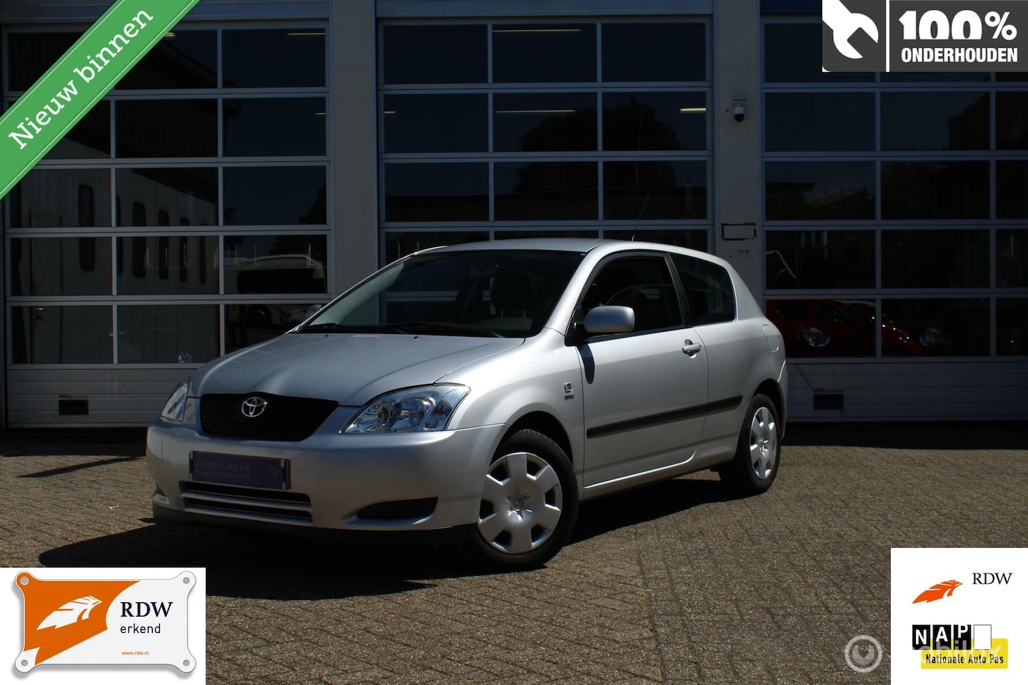 Toyota Corolla - 1.6 VVT-I 110PK 3-Deurs Linea Terra Stuurbekrachtiging TOPSTAAT! SUPER NETJES! NAP! DISTRI - AutoWereld.nl