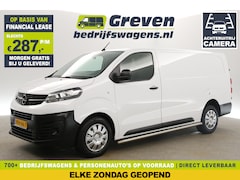 Opel Vivaro - 1.5 CDTI L3H1 Airco Cruise Carplay Camera 3 Persoons Parkeersensoren Elektrpakket