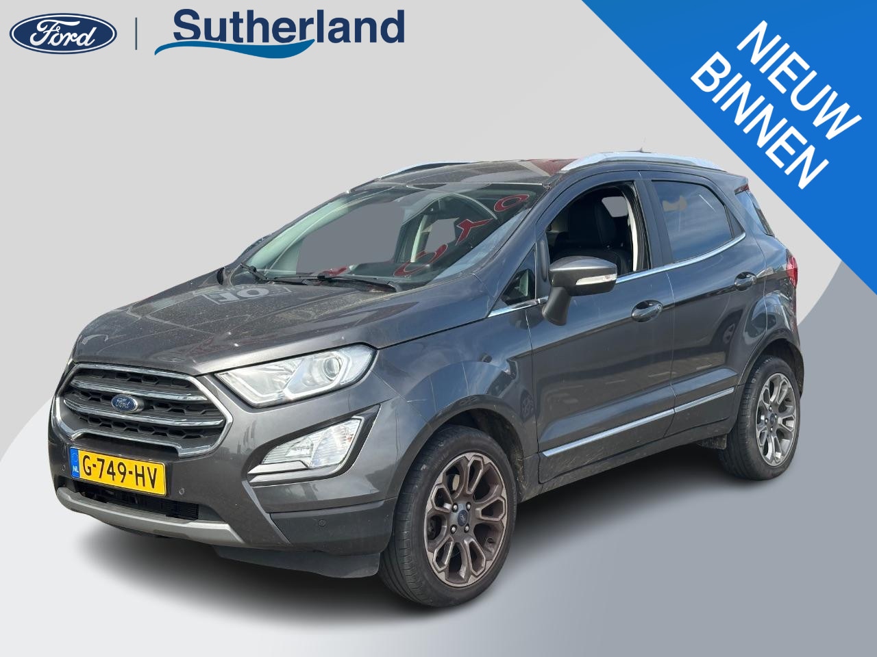 Ford EcoSport - 1.0 EcoBoost Titanium | Navigatie | Winter Pack | Camera | Dodehoeksensoren | 17 inch | Pr - AutoWereld.nl