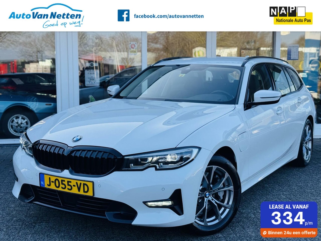 BMW 3-serie Touring - 330e High Executive 330e High Executive, M-Pakket,Leder,Sportstoelen,Gr.Navi,Led, - AutoWereld.nl