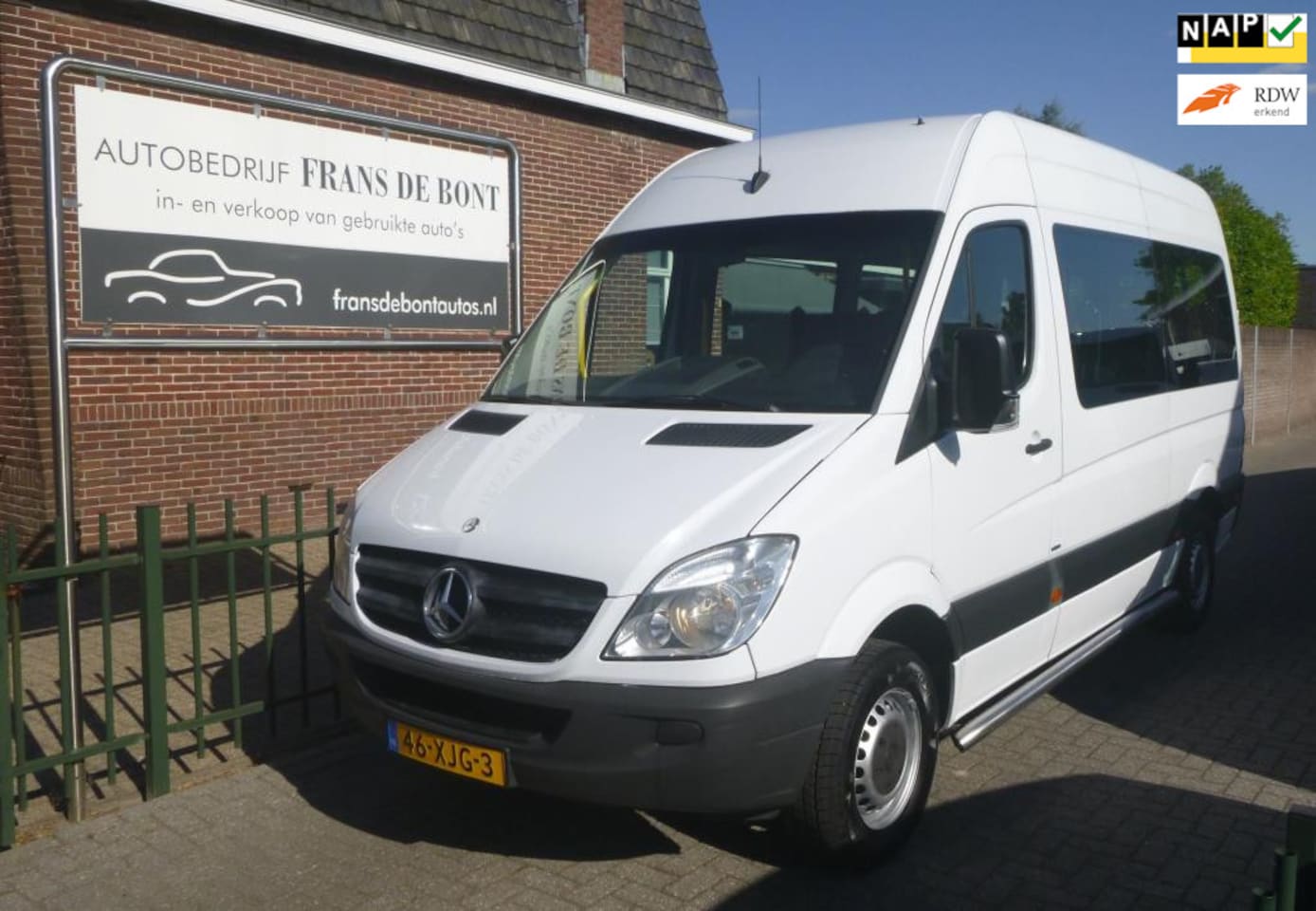 Mercedes-Benz Sprinter - 313 2.2 CDI 366 AIRCO ROLSTOELBUS NETTE BUS € 7300 EX BTW - AutoWereld.nl