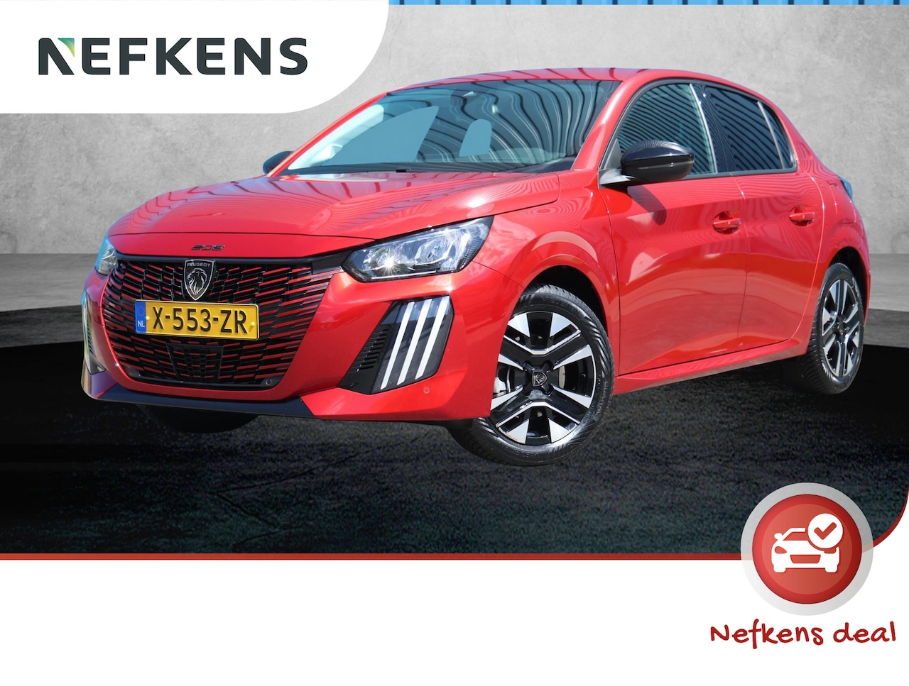 Peugeot 208 - Hybrid 100PK e-DCS6 Allure | AUTOMAAT | Navigatie | Parkeersensoren | LED | Lederen Stuurw - AutoWereld.nl