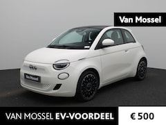 Fiat 500e - La Prima 42 kWh | ACHTERUITRIJCAMERA | STOELVERWARMING | APPLE CARPLAY | CRUISE CONTROL |