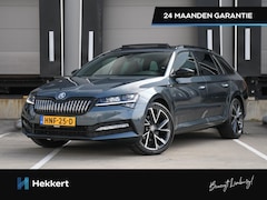 Skoda Superb Combi - Sportline Business iV 1.4 TSI PHEV 218pk Automaat SCHUIF-DAK | 19''LM | DODE HOEK | ADAPT.