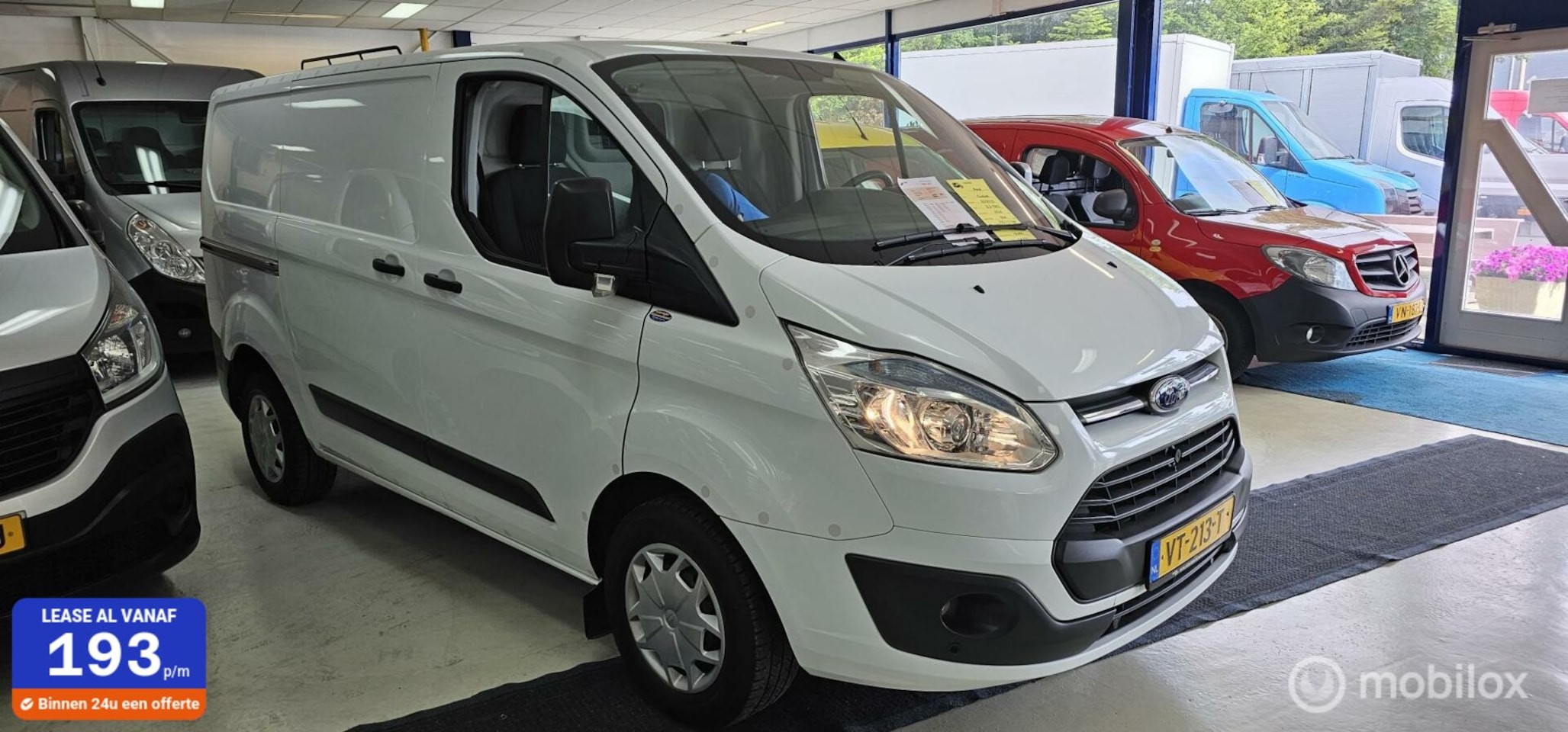 Ford Transit Custom - 2 schuifdeuren 132.000 km 2.2 TDCI 2 schuifdeuren 132.000 km !! - AutoWereld.nl