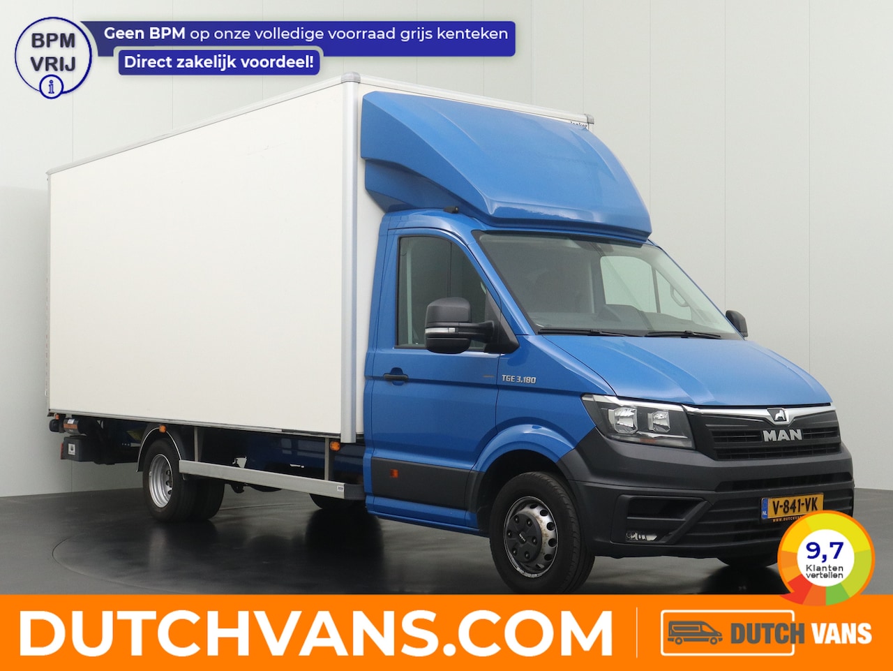MAN TGE - 2.0TDI 177PK Automaat Bakwagen+Laadklep | Laadlengte 5,18 Meter | Navigatie | Camera - AutoWereld.nl