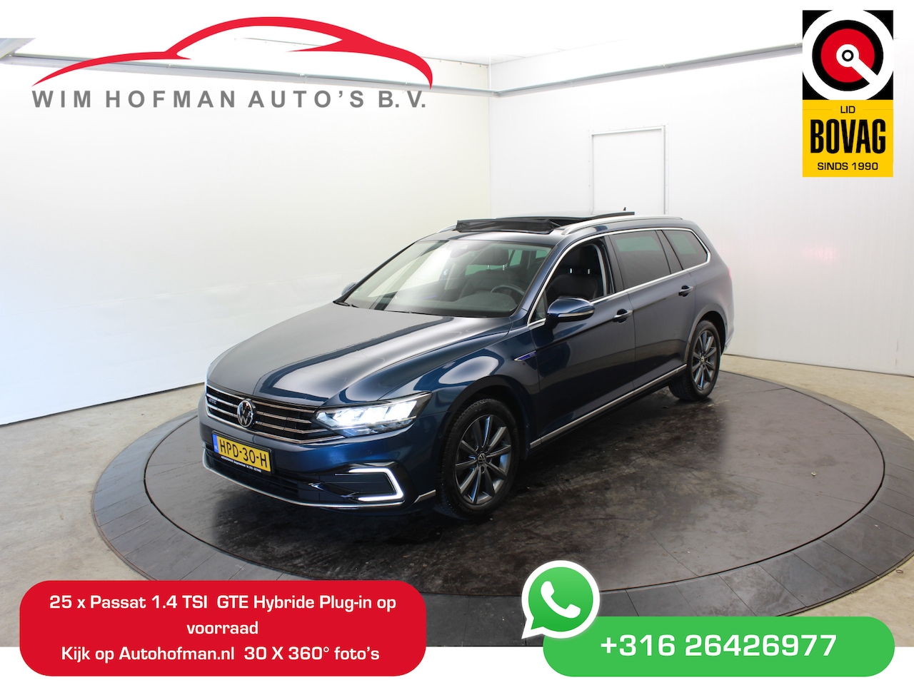 Volkswagen Passat Variant - GTE el Trekh+aKlep Virtual Disc Pro Pano Leder Dodeh det - AutoWereld.nl