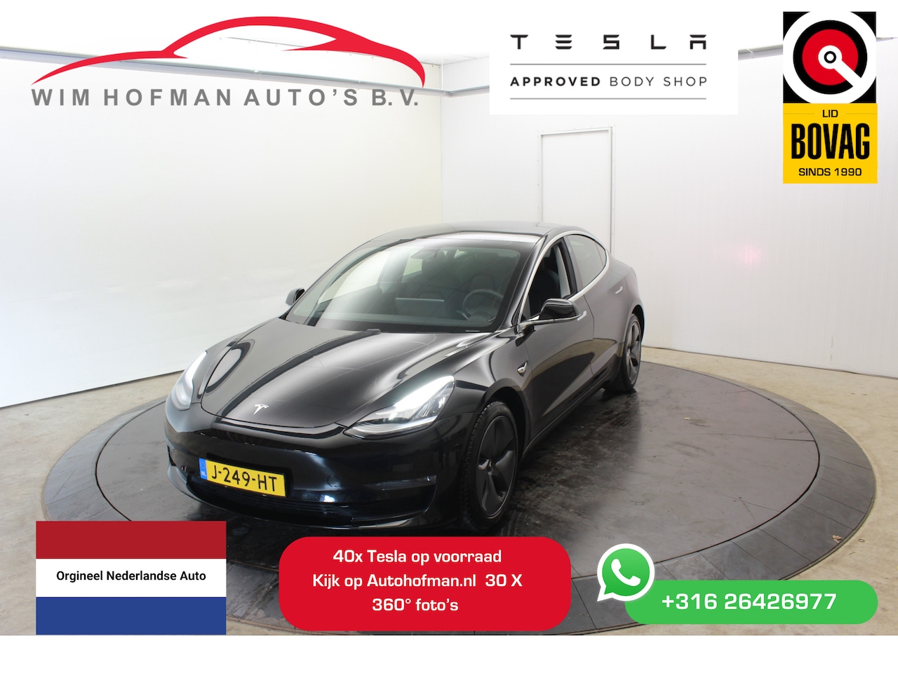 Tesla Model 3 - Long Range RWD Long Range AWD 75 kWh 351pk Full self driving geleverd Premium sound - AutoWereld.nl