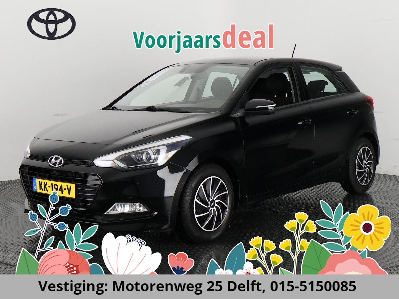 Hyundai i20 - 1.0 T-GDI COMFORT BLACK-LINE NAVIGATIE +CAMERA +CLIMA - AutoWereld.nl