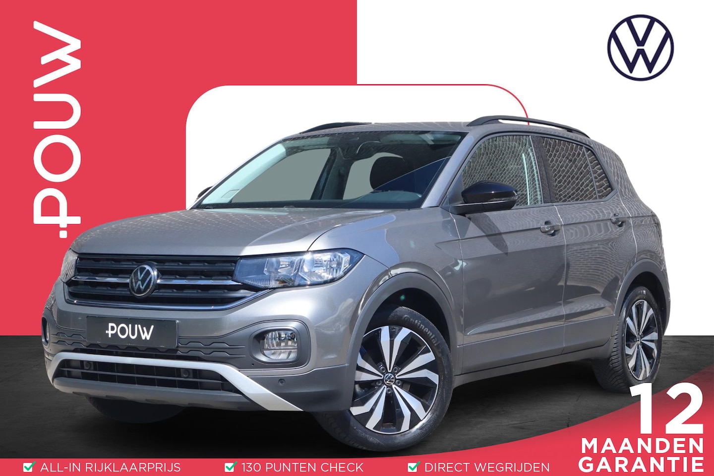 Volkswagen T-Cross - 1.0 TSI 95pk Life | Navigatie | Parkeersensoren Voor & Achter | Volautomatische Airconditi - AutoWereld.nl