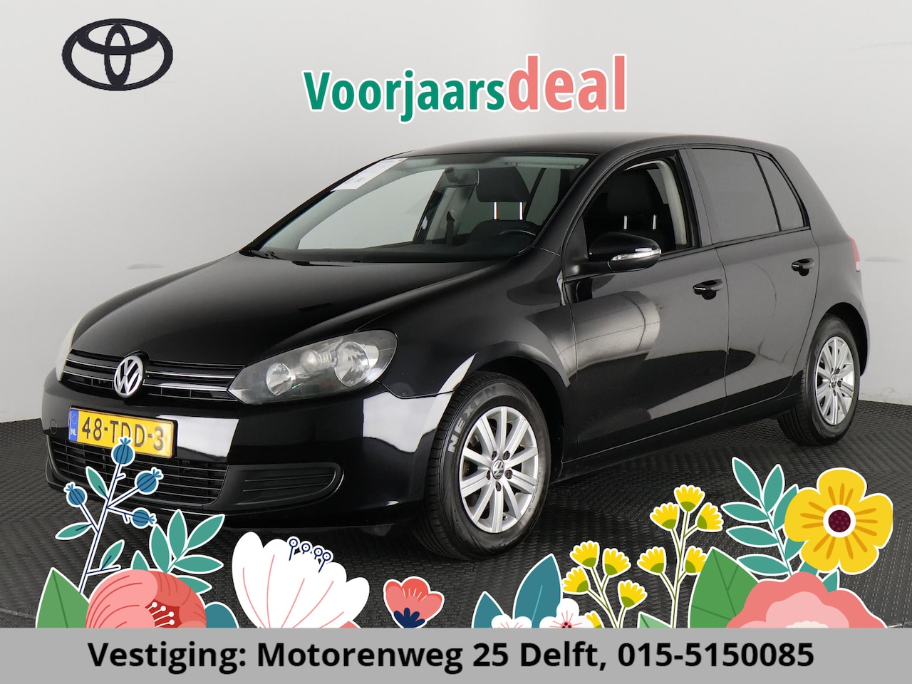 Volkswagen Golf - 1.2 TSI COMFORTLINE BLUEMOTION AUTOMAAT 5 DEURS .CRUISE+CLIMAT CONTROLL.LMV - AutoWereld.nl