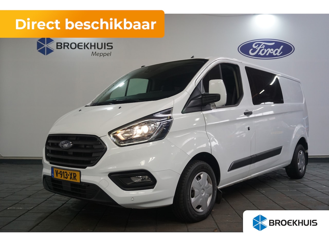 Ford Transit Custom - 300 2.0 TDCI L2H1 Trend Dubbel Cabine | 130 pk | Camera | Stoelverwarming | Carplay | - AutoWereld.nl