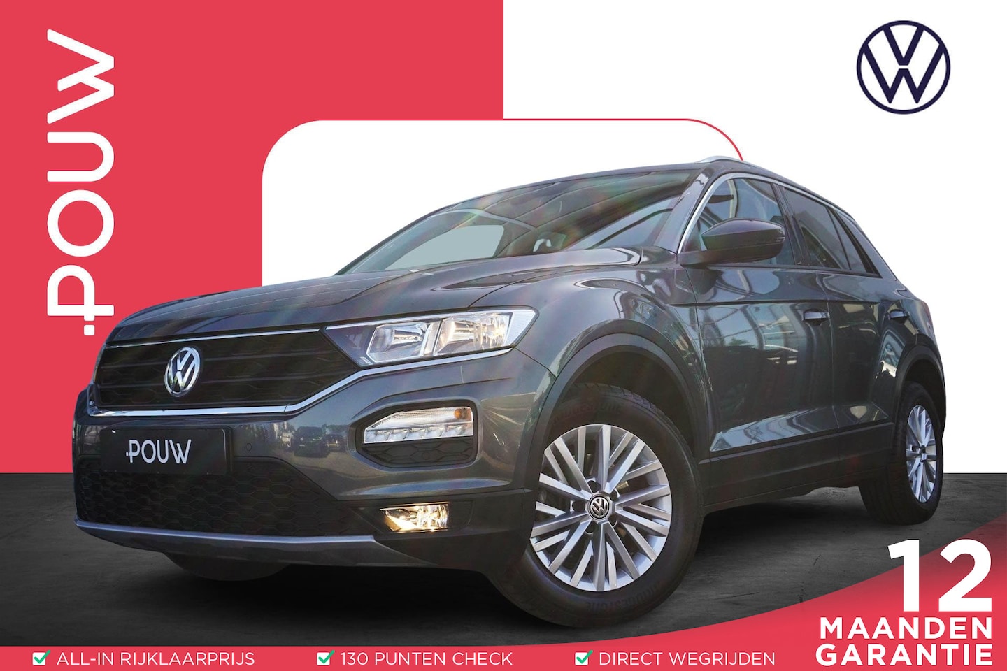 Volkswagen T-Roc - 1.5 TSI 150pk Style | Navigatie | Apple Carplay & Android Auto | Parkeersensoren - AutoWereld.nl