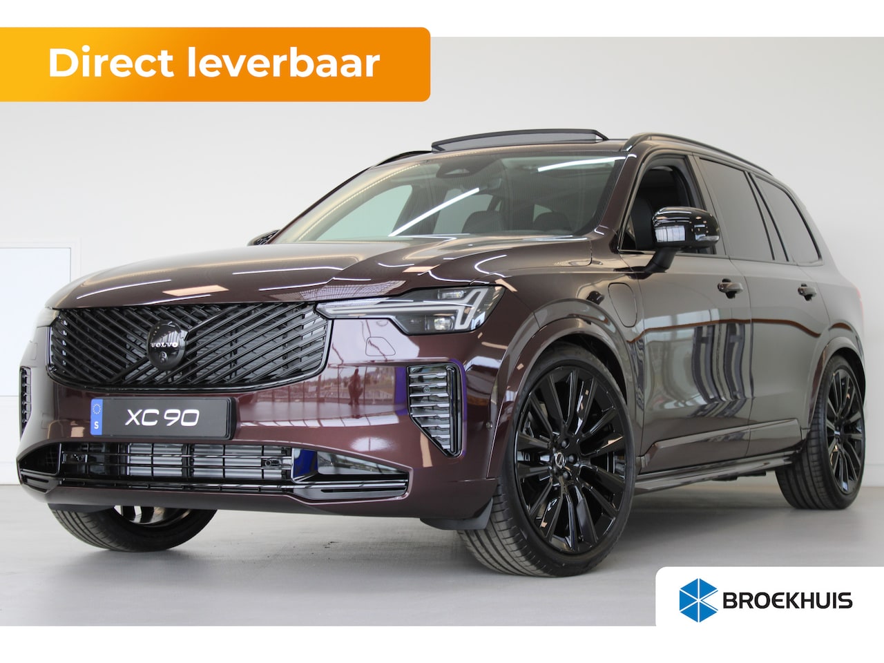 Volvo XC90 - T8 Ultra Dark | HEICO | Selected Luchtvering | B&W Audio | Massage | 22" glossy black - AutoWereld.nl