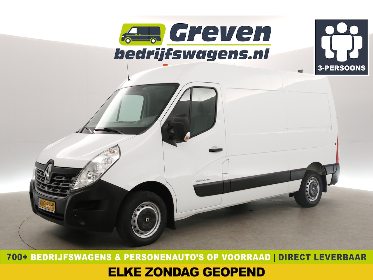 Renault Master - T33 2.3 dCi L2H2 | APK tot 04-2026 | Airco 3 Persoons Elektrpakket Schuifdeur - AutoWereld.nl