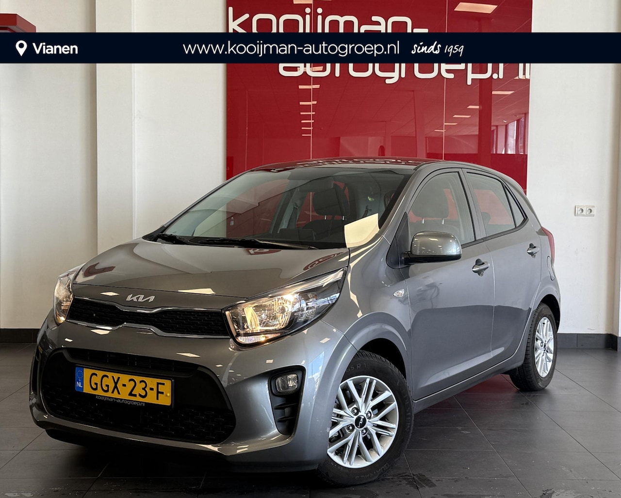 Kia Picanto - 1.0 DPi DynamicLine Weinig kilometers, Trekhaak, Licht Metalen Velgen, Apple Carplay, Andr - AutoWereld.nl