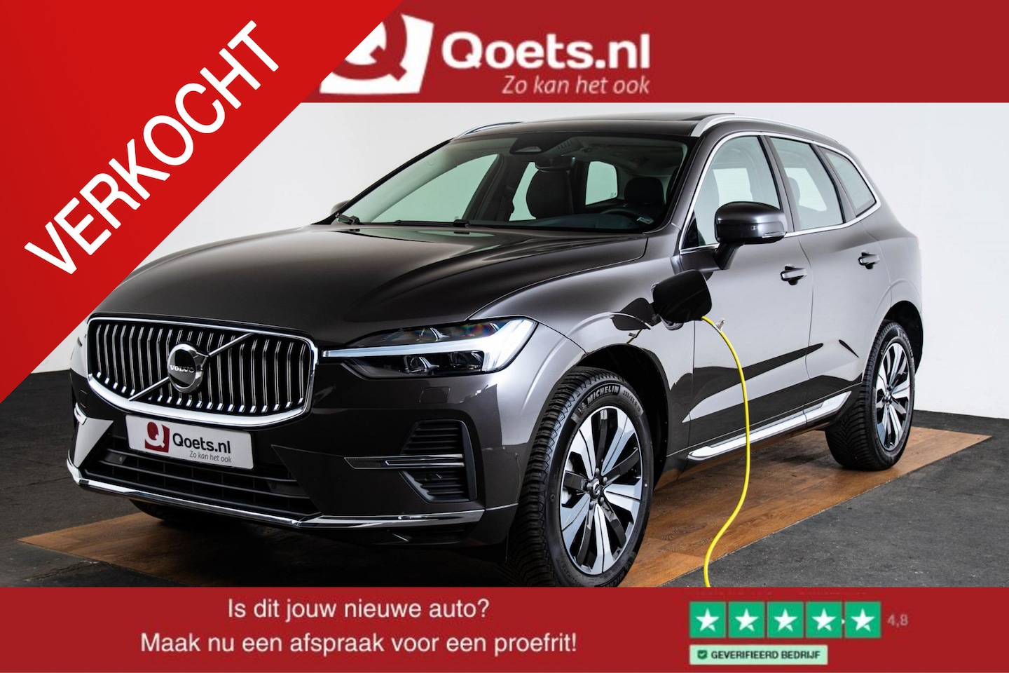 Volvo XC60 - 2.0 T6 Plug-in hybrid AWD Plus Bright Trekhaak - Panoramadak - Stoelverwarming voor/achter - AutoWereld.nl