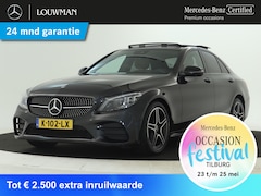 Mercedes-Benz C-klasse - 180 Business Solution AMG | AMG Line | Night Pakket | Panorama Schuif-Kanteldak | Lederen