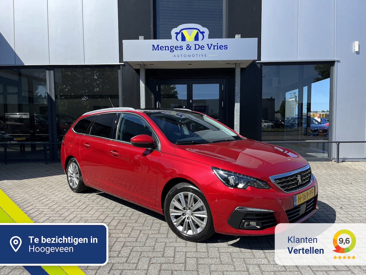 Peugeot 308 SW - 1.2 PureTech Blue Lease Premium Airco ECC | LED | Panorama | Massage | Memory | Trekhaak | - AutoWereld.nl