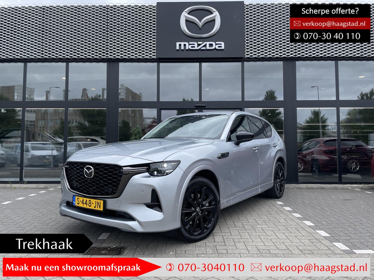 Mazda CX-60 - 2.5 e-SkyActiv PHEV Homura 1e Eigenaar / Full Option / Trekhaak / All Season Banden - AutoWereld.nl