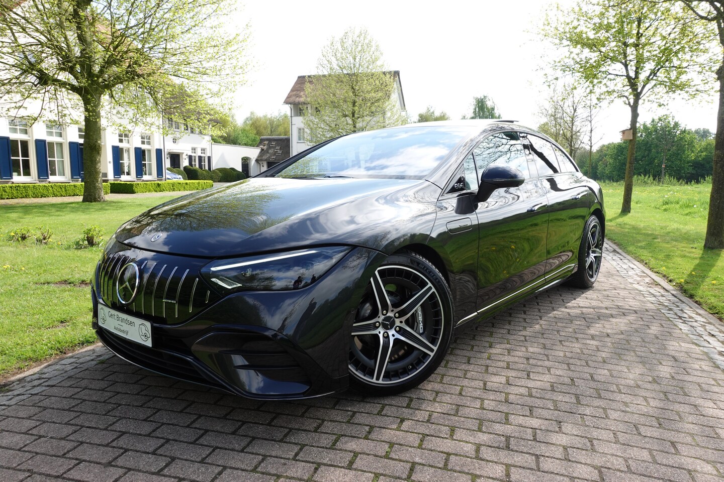 Mercedes-Benz EQE - AMG 43 4MATIC 90 kWh | Hyper screen | 360° Camera | Pano | Burmester | Achterasbesturing | - AutoWereld.nl