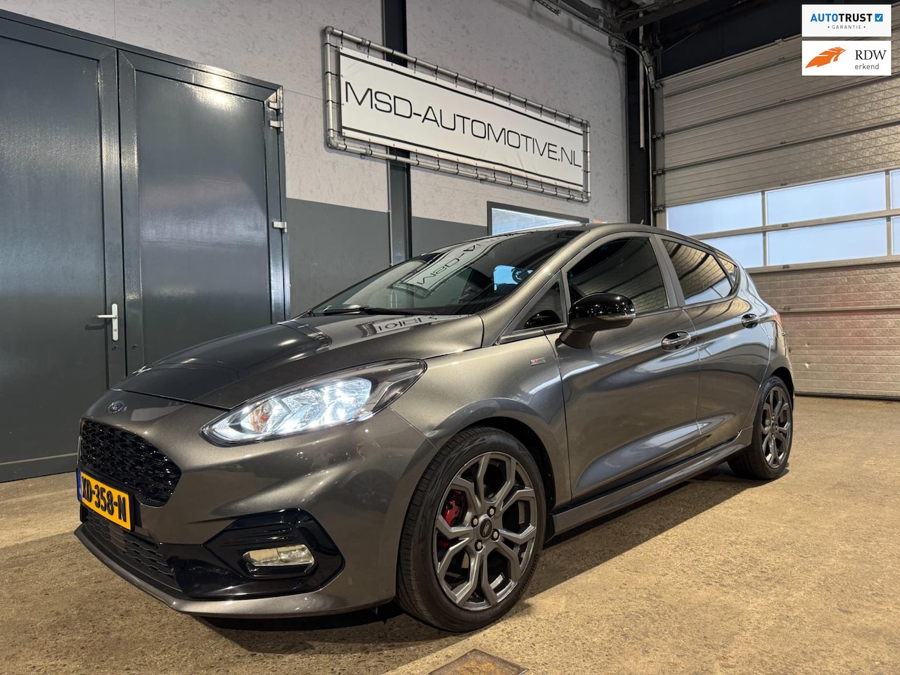 Ford Fiesta - 1.0 EcoBoost ST-Line Facelift Stoelverwarming Navigatie Onderhouden - AutoWereld.nl