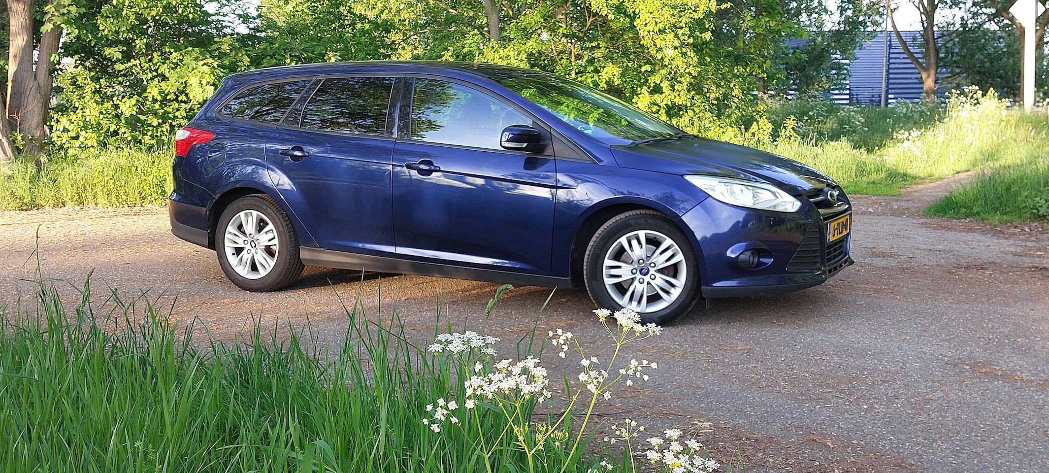 Ford Focus Wagon - 1.6 TDCI Lease Trend Ford FOCUS 1.6 TDCI, Blauw, trekhaak - AutoWereld.nl