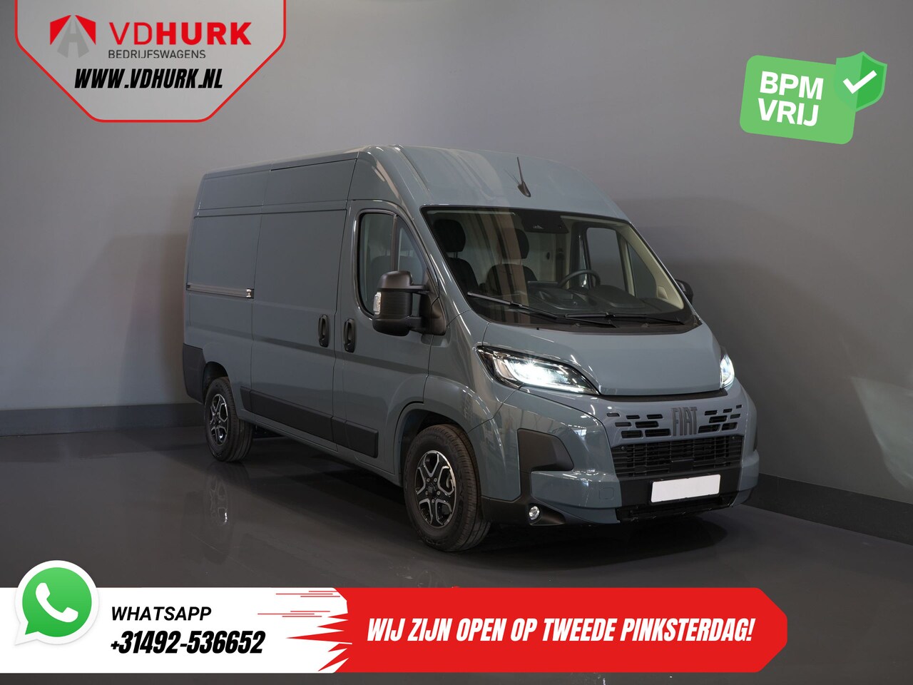 Fiat Ducato - 2.2 MJ 140 pk Aut. ZF L2H2 BPM VRIJ! LED/ Carplay/ LMV/ Climate/ Navi/ Camera/ Cruise - AutoWereld.nl