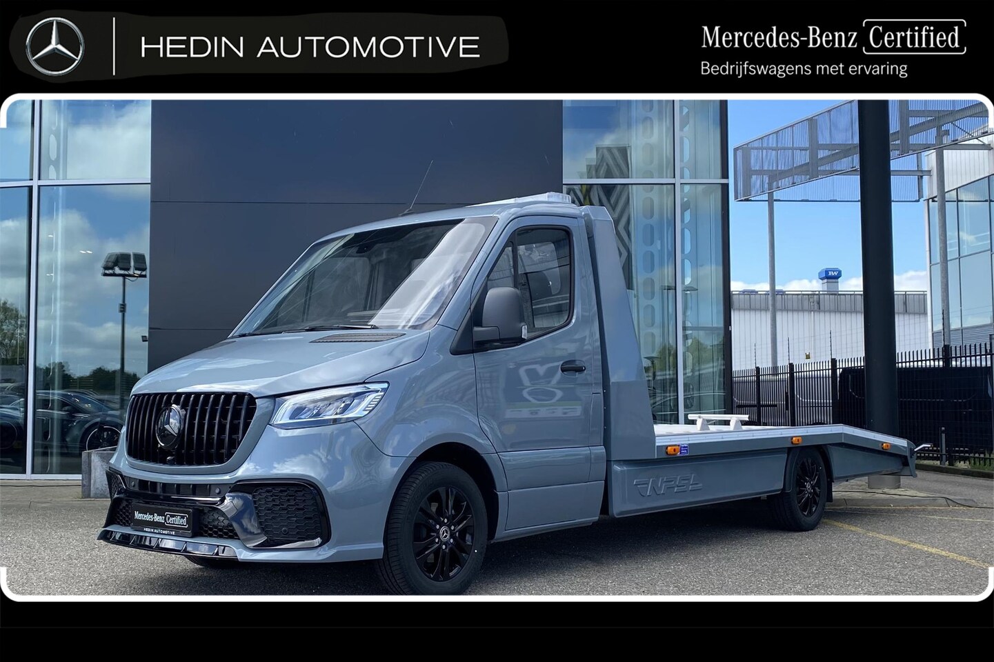 Mercedes-Benz Sprinter - 319 L3 Automaat Oprijwagen | Luchtvering | LED | Airco | Cruise Control - AutoWereld.nl