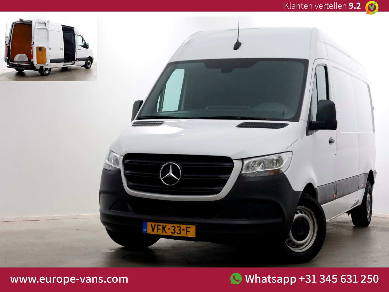 Mercedes-Benz Sprinter - 314 CDI 143pk 9G Automaat L2H2 Airco/Camera 04-2020 - AutoWereld.nl