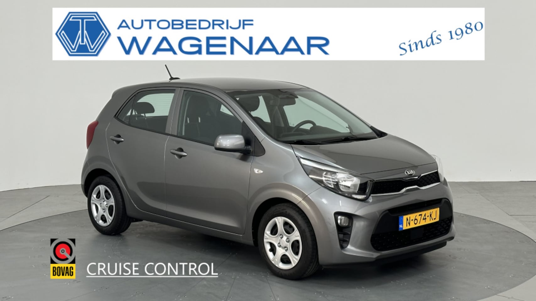 Kia Picanto - 1.0 DPI COMFORTLINE CRUISE DAB - AutoWereld.nl