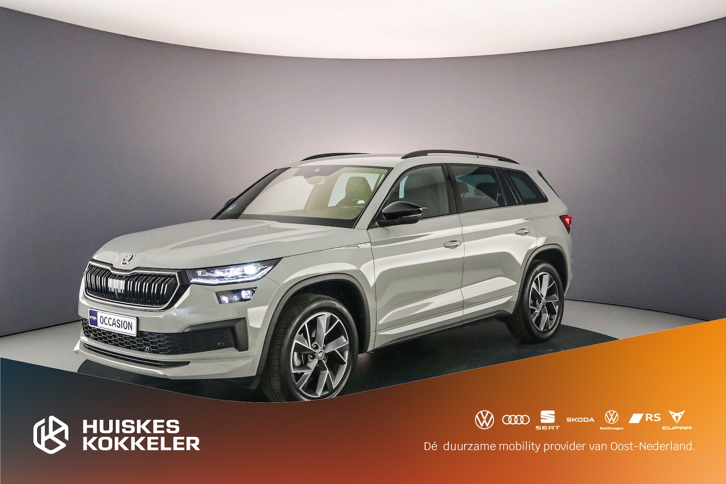 Skoda Kodiaq - Sportline Business 1.5 TSI 150pk DSG Automaat Trekhaak, Adaptive cruise control, Achteruit - AutoWereld.nl