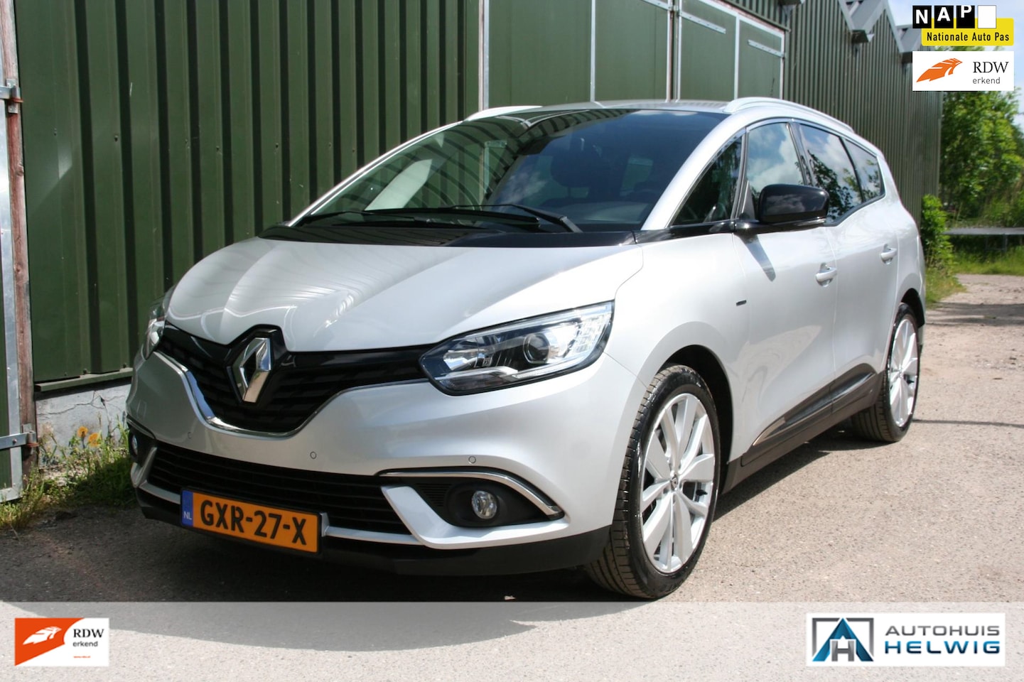 Renault Grand Scénic - 1.3 TCe Limited 7persoons, AIRCO, NAVIGATIE, CRUISE, DONKER GLAS - AutoWereld.nl