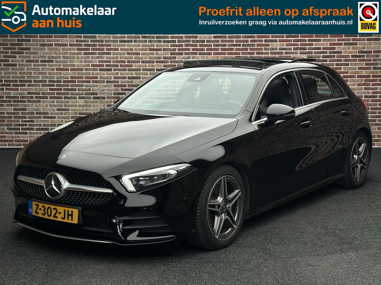 Mercedes-Benz A-klasse - 180 AMG Line Burmeister Panorama Dealer Ondrh en Garantie - AutoWereld.nl