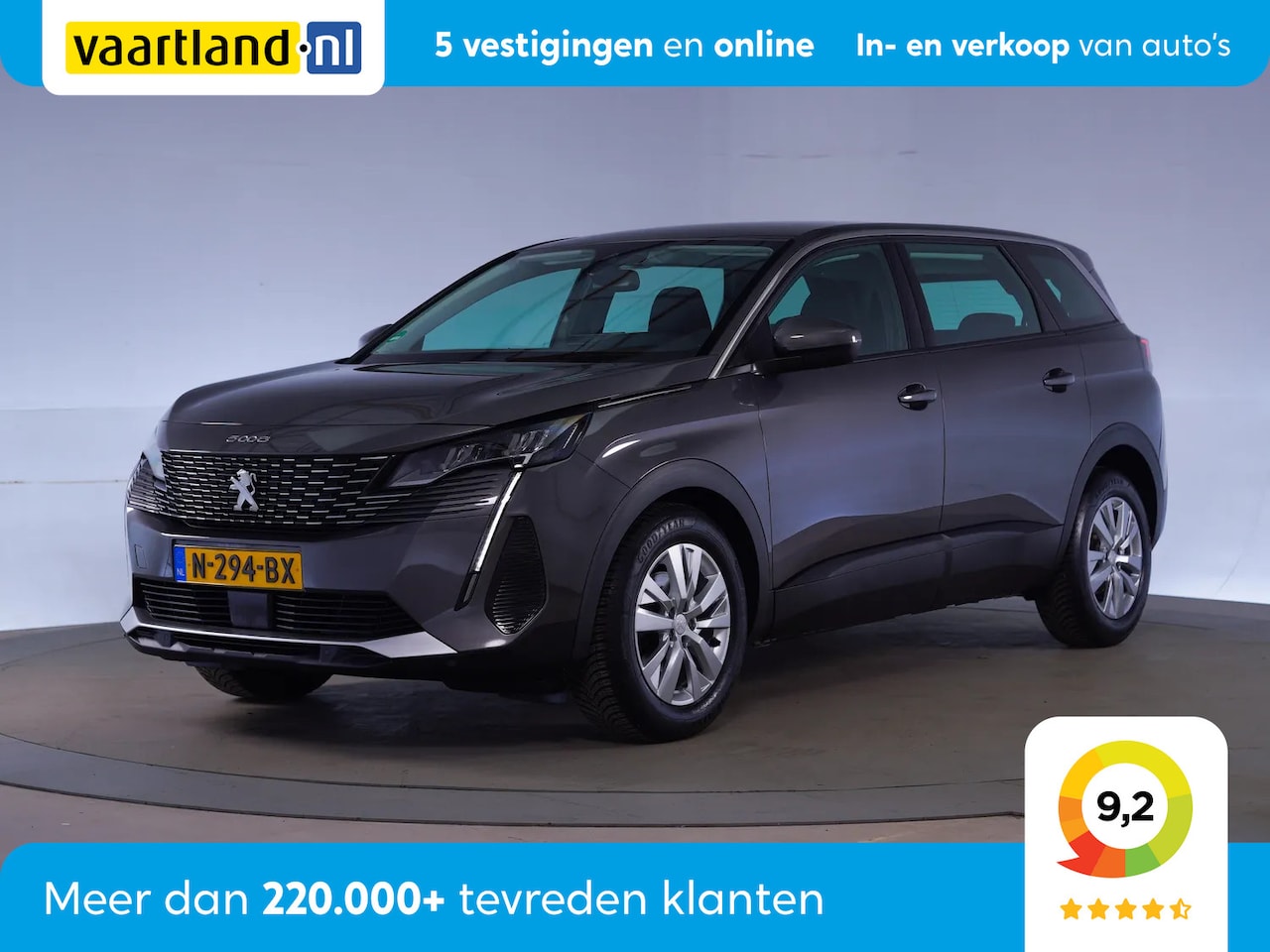 Peugeot 5008 - 1.2 PureTech Active 7-Pers [ Navi Camera i-Cockpit Trekhaak ] - AutoWereld.nl