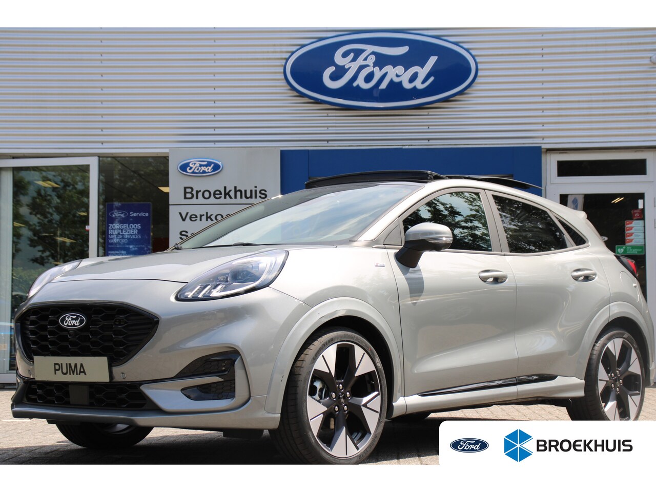 Ford Puma - 1.0 EcoBoost Hybrid ST-Line X | PANODAK | LEDER | ADAPTIVE CRUISE | WINTERPACK | EL. ACHTE - AutoWereld.nl
