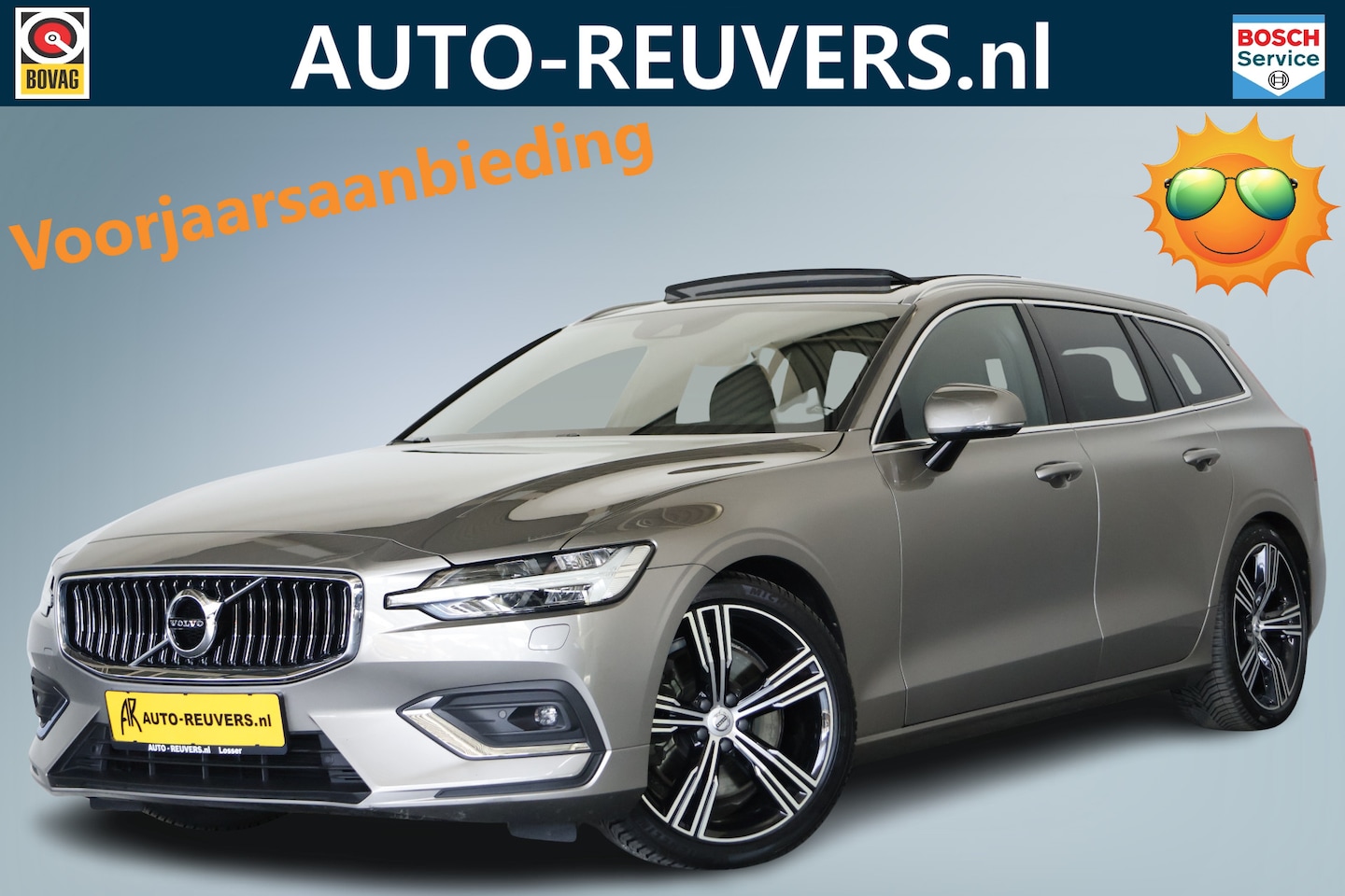Volvo V60 - 2.0 T6 AWD Inscription Polestar 326 pK / Opendak / HUD / Pilot assist / HarmanKardon - AutoWereld.nl