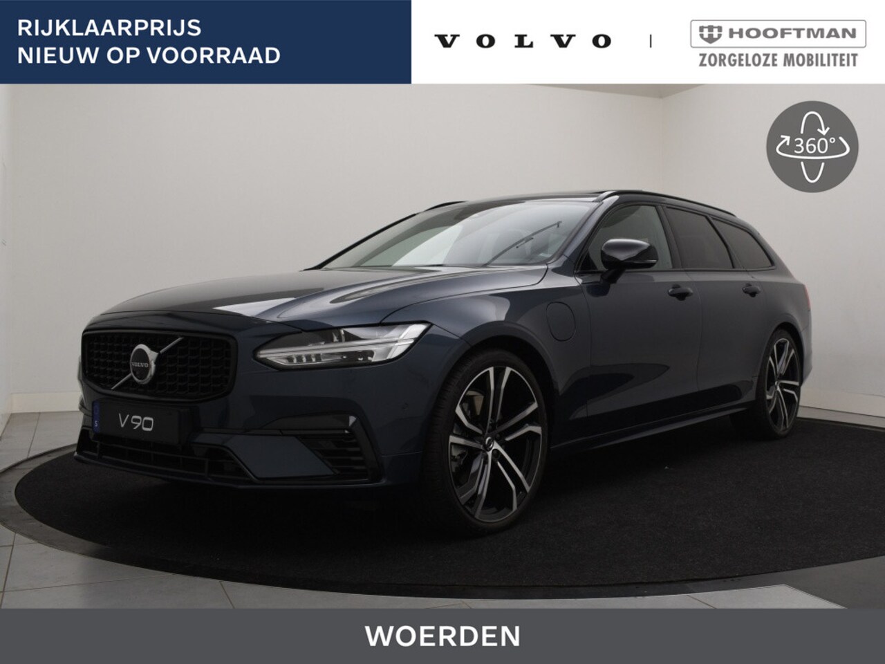 Volvo V90 - T6 PLUG-IN HYBRID PLUS DARK SCHUIFDAK 21INCH 360GR CAM HARMAN KA - AutoWereld.nl