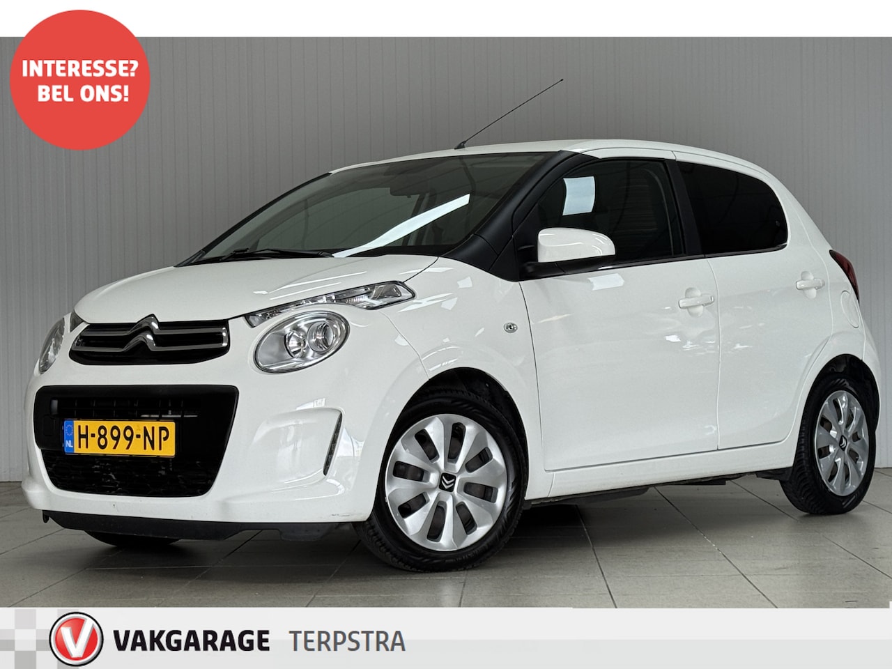 Citroën C1 - 1.0 VTi Feel/ LED Dagrijverl. /Airco!/ Bluetooth/ Multi.LEDER.Stuur/ Elek.Pakket/ Isofix/ - AutoWereld.nl