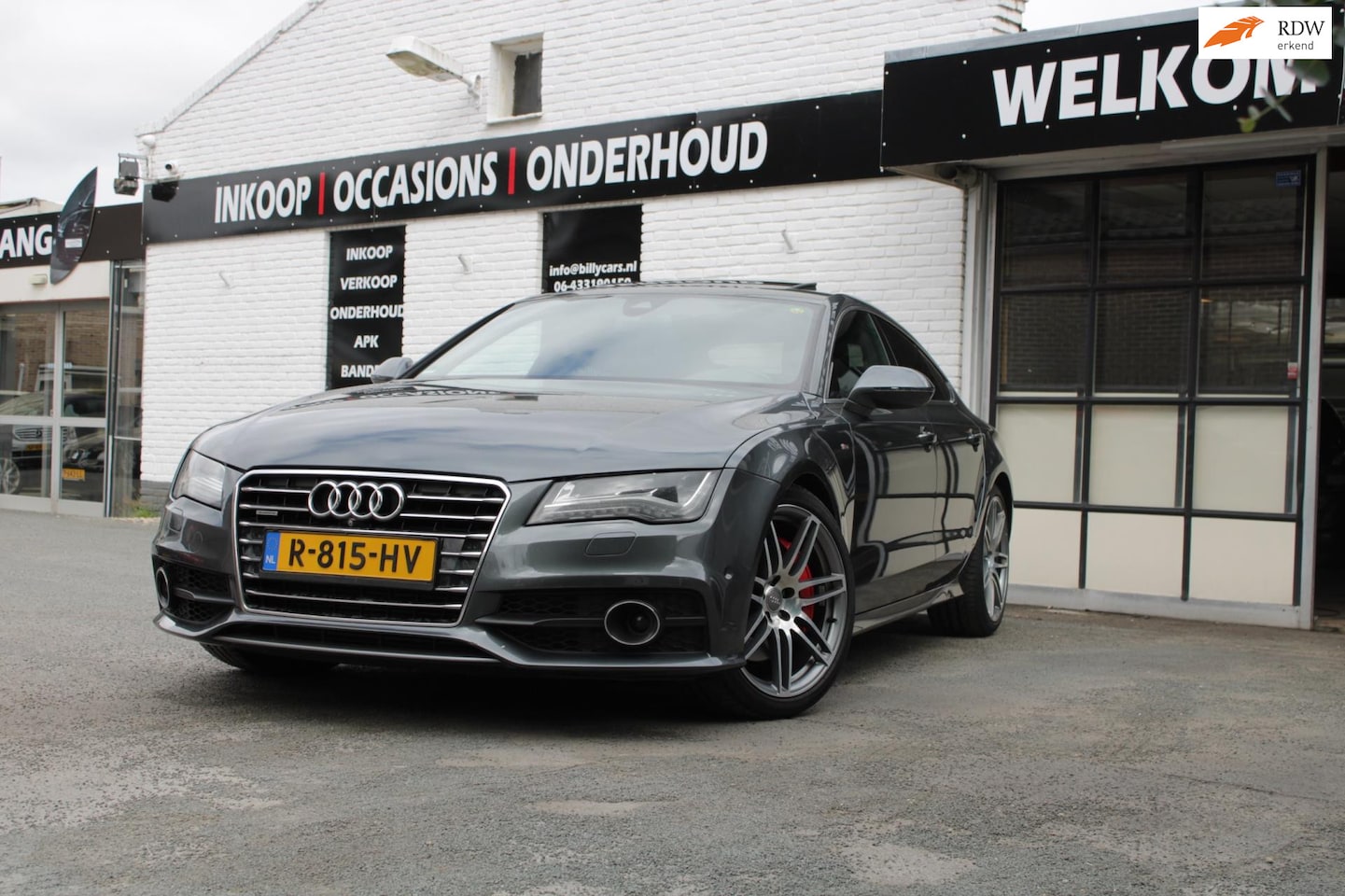 Audi A7 Sportback - 3.0 TDI BiT quattro / Airco / Adaptieve cruise control / Pano / Parkeerhulp+voor en achter - AutoWereld.nl