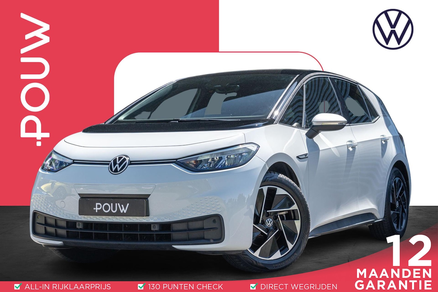 Volkswagen ID.3 - First 204pk Pro Performance 58 kWh | SoH 92% | Allseason Banden | 18" Velgen |  Navigatie - AutoWereld.nl