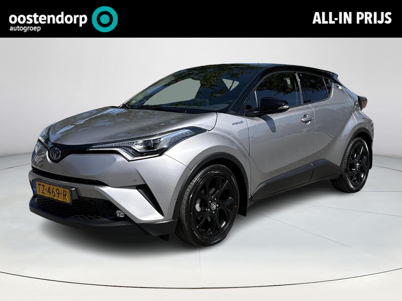 Toyota C-HR - 1.8 Hybrid Bi-Tone **NAVIGATIE/ JBL / DODE HOEK SENSOR / STUUR- EN STOELVERWARMING/ 36 MAA - AutoWereld.nl