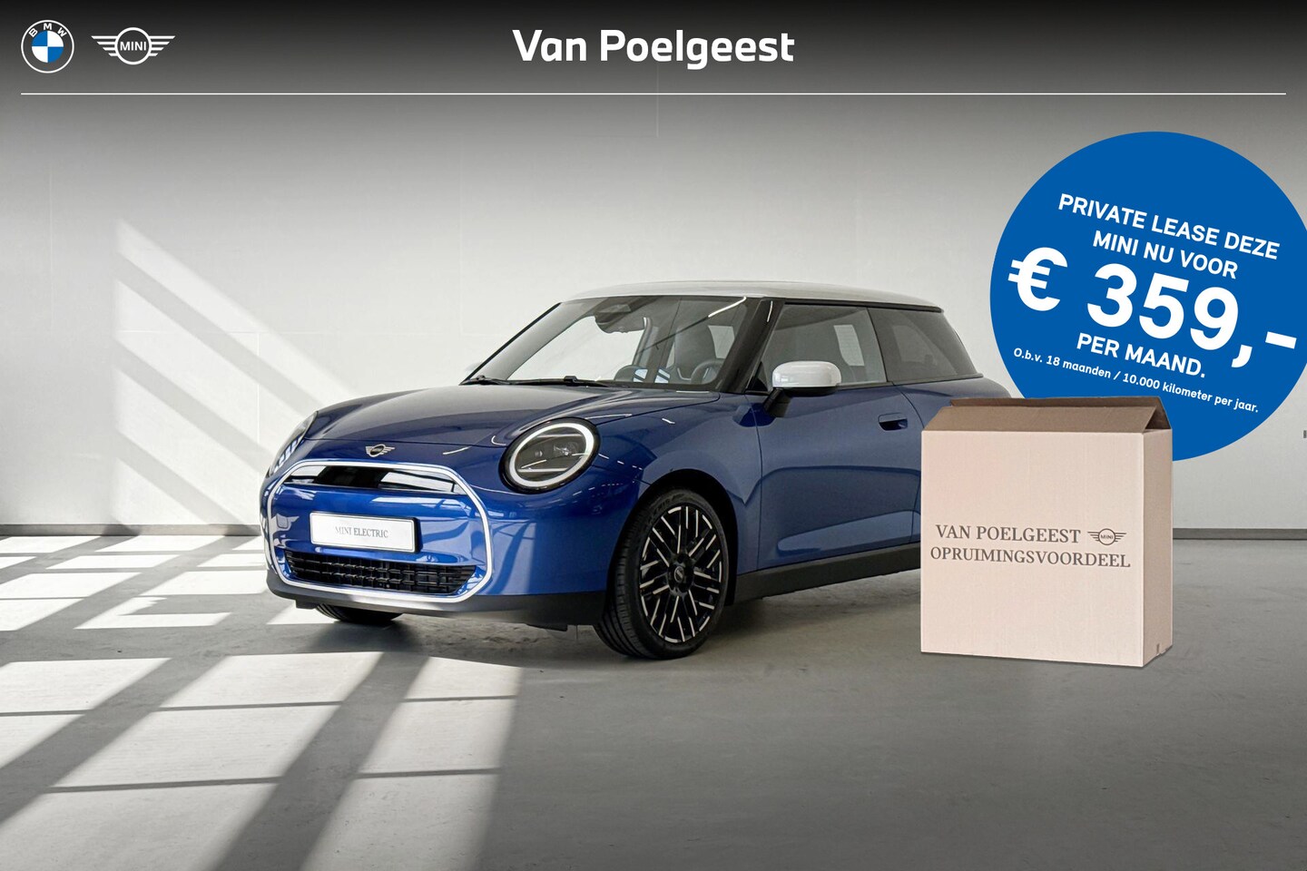 MINI Cooper - 3-deurs E Favoured | Pakket M | Opruimingsvoordeel - AutoWereld.nl